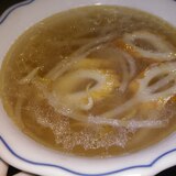もやしと竹輪の中華スープ